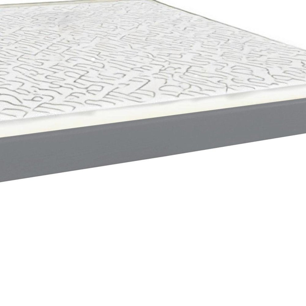 Gray Solid Wood Full Bed Frame HomeRoots