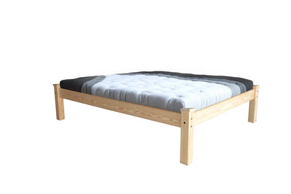 Natural Solid Wood Full Bed Frame HomeRoots