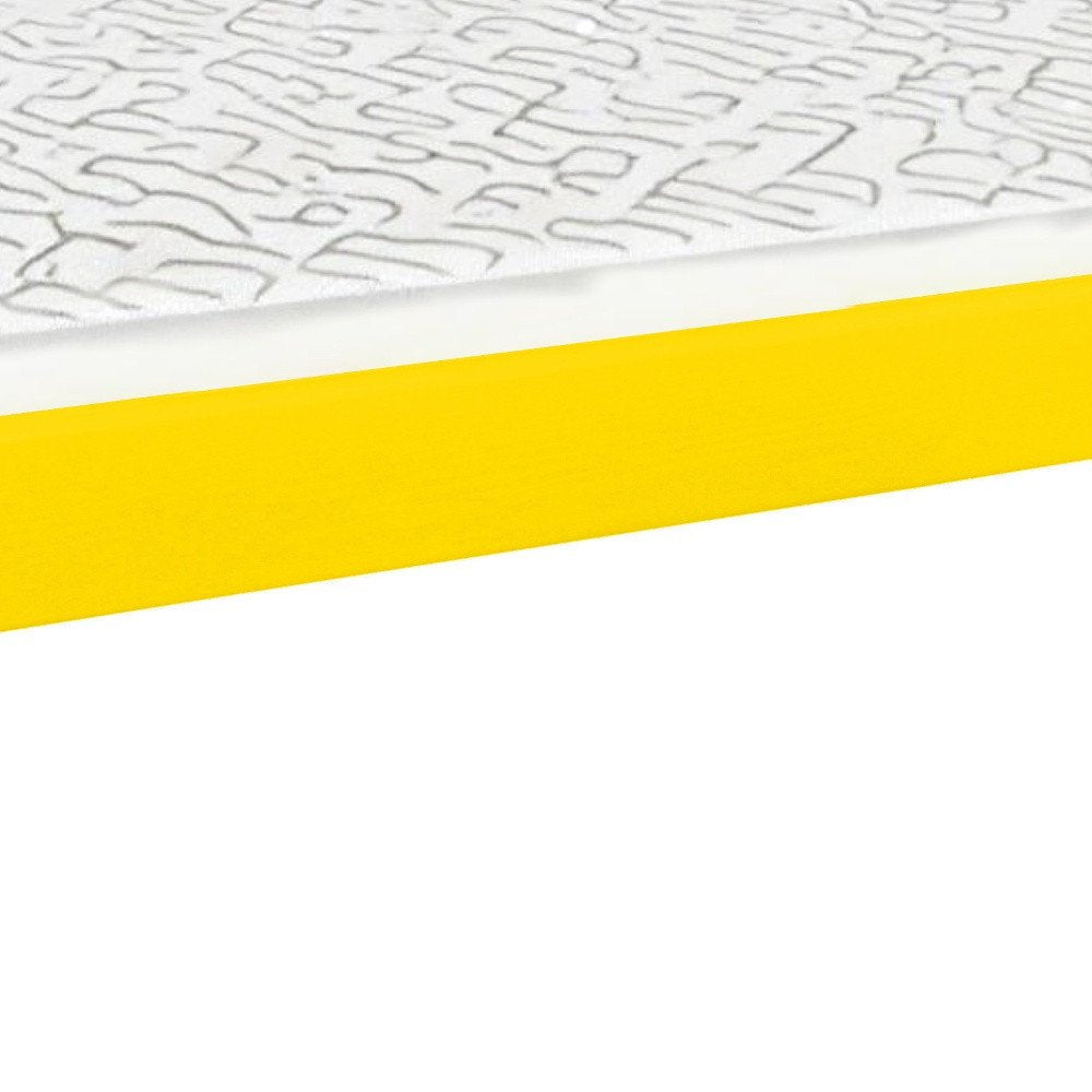 Canary Yellow Solid Wood Queen Bed Frame HomeRoots