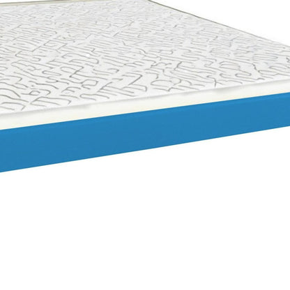Caribbean Blue Solid Wood Queen Bed Frame HomeRoots