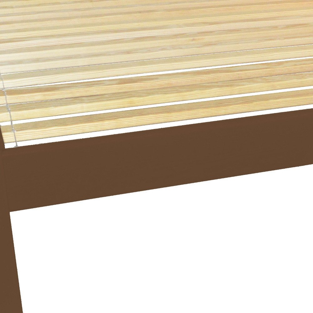 Brown Solid Wood Queen Bed Frame HomeRoots