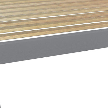 Gray Solid Wood Queen Bed Frame HomeRoots