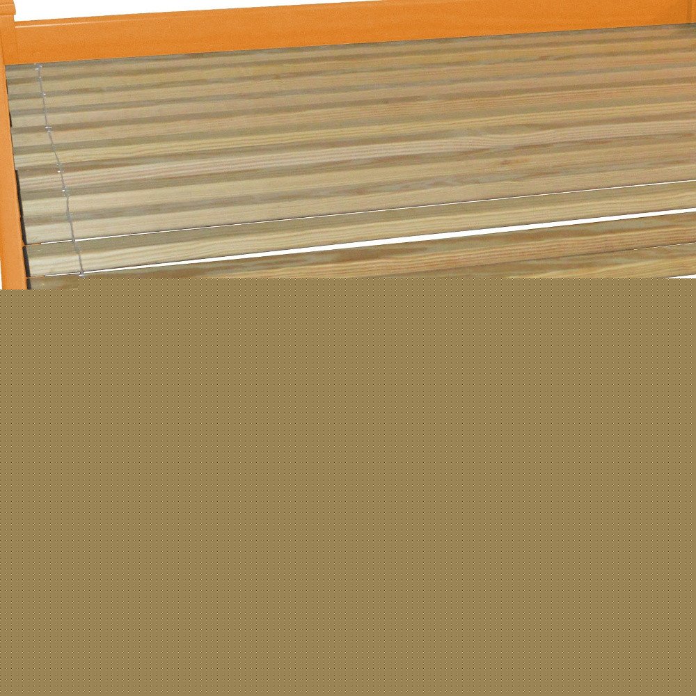 Yellow Solid Wood Queen Bed Frame HomeRoots