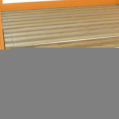 Yellow Solid Wood Queen Bed Frame HomeRoots