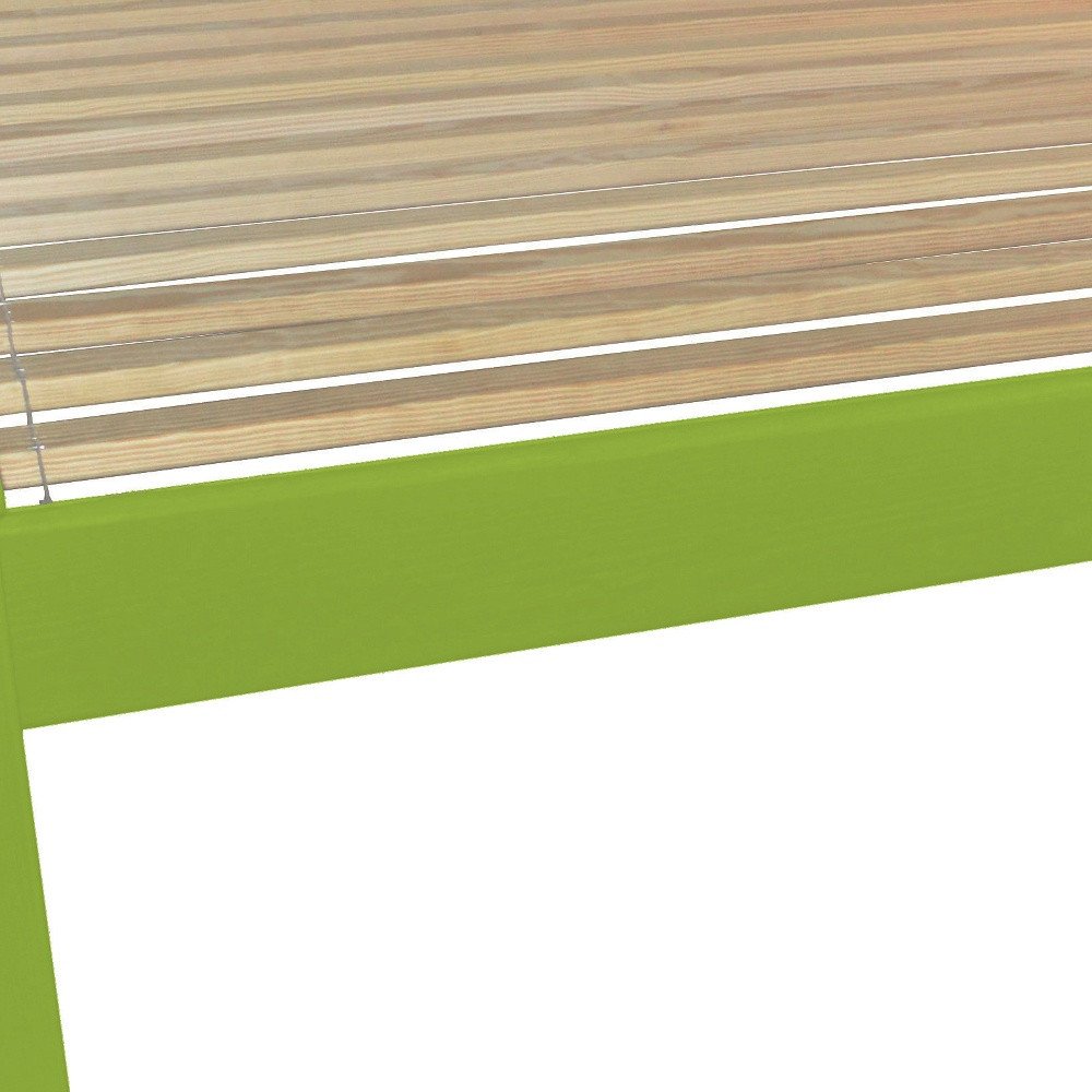 Lime Green Solid Wood Queen Bed Frame HomeRoots