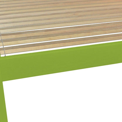 Lime Green Solid Wood Queen Bed Frame HomeRoots