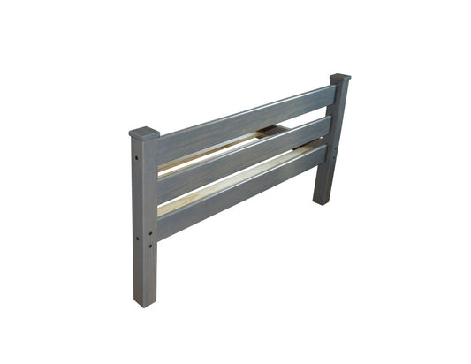Gray Solid Wood Twin Bed Frame HomeRoots