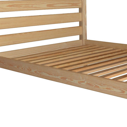 Natural Solid Wood Twin Bed Frame HomeRoots