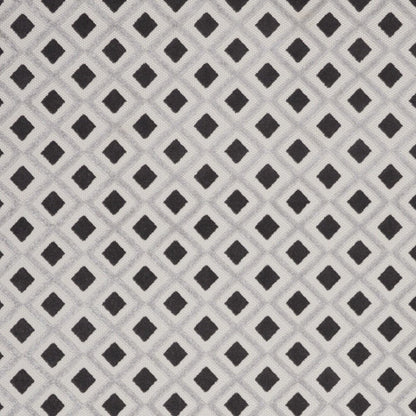 7' X 10' Black And White Geometric Indoor Outdoor Area Rug HomeRoots