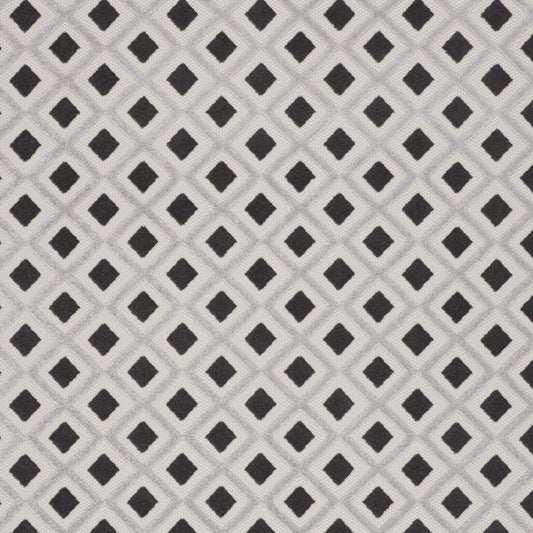 8' X 11' Black And White Geometric Indoor Outdoor Area Rug HomeRoots