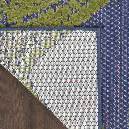 6' X 9' Blue Yellow And Orange Starfish Indoor Outdoor Area Rug HomeRoots