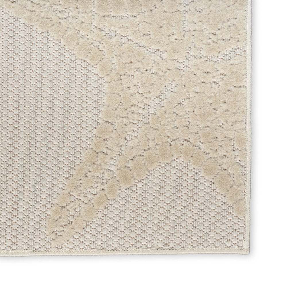 6' Ivory Yellow Orange And Green Starfish Indoor Outdoor Runner Rug HomeRoots