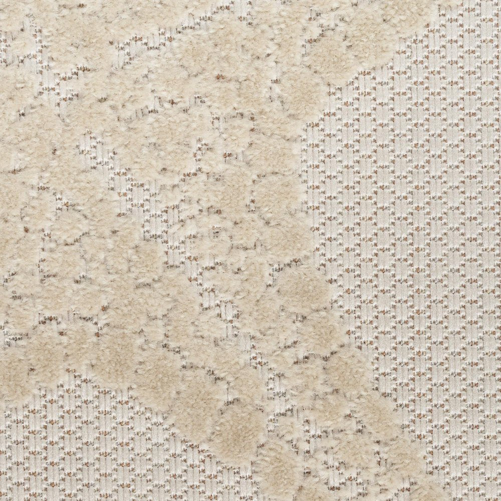 8' X 11' Ivory Yellow Orange And Green Starfish Indoor Outdoor Area Rug HomeRoots