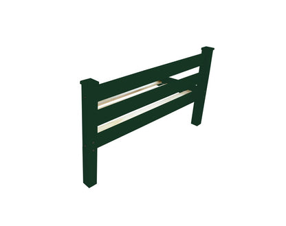 Dark Green Solid Wood Queen Bed Frame HomeRoots