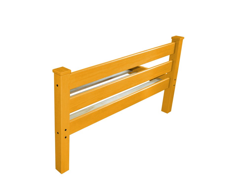 Yellow Solid Wood Queen Bed Frame HomeRoots