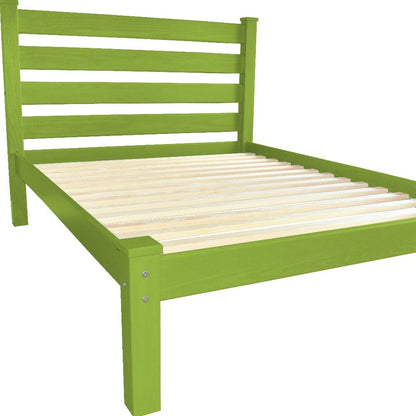 Lime Green Solid Wood Queen Bed Frame HomeRoots