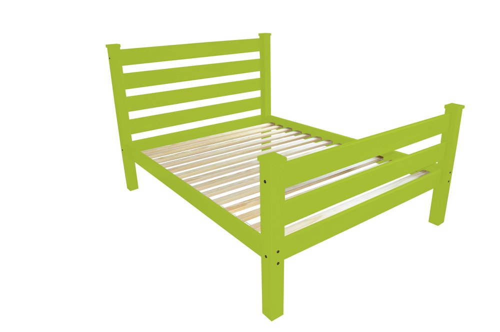 Lime Green Solid Wood Twin Bed Frame HomeRoots