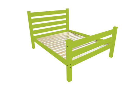 Lime Green Solid Wood Twin Bed Frame HomeRoots