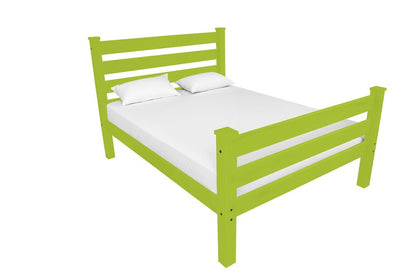 Lime Green Solid Wood Twin Bed Frame HomeRoots