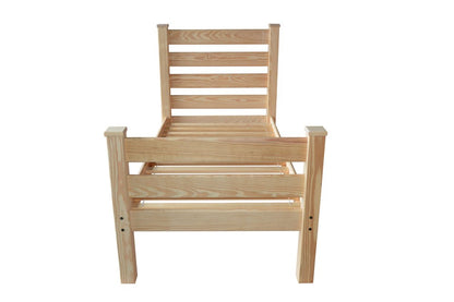 Natural Solid Wood Twin Bed Frame HomeRoots