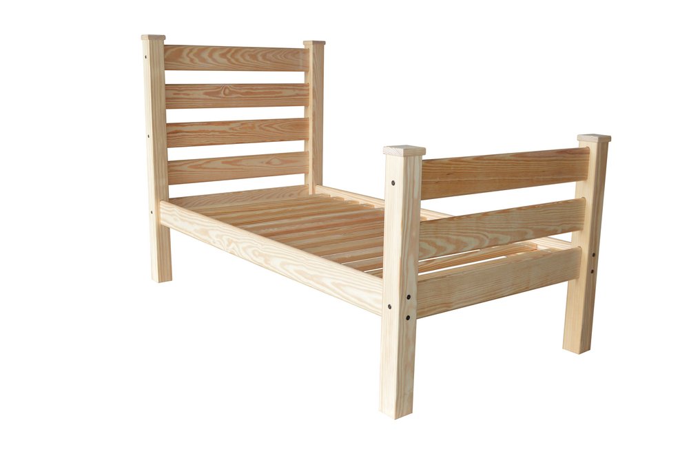 Natural Solid Wood Twin Bed Frame HomeRoots