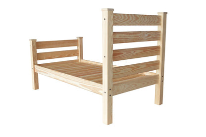 Natural Solid Wood Twin Bed Frame HomeRoots