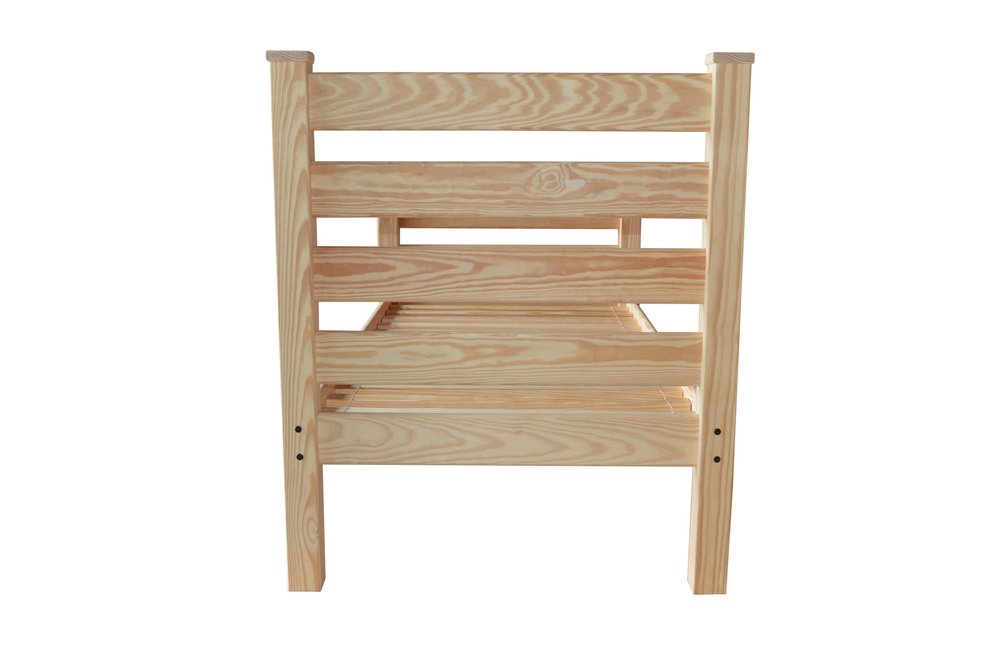 Natural Solid Wood Twin Bed Frame HomeRoots