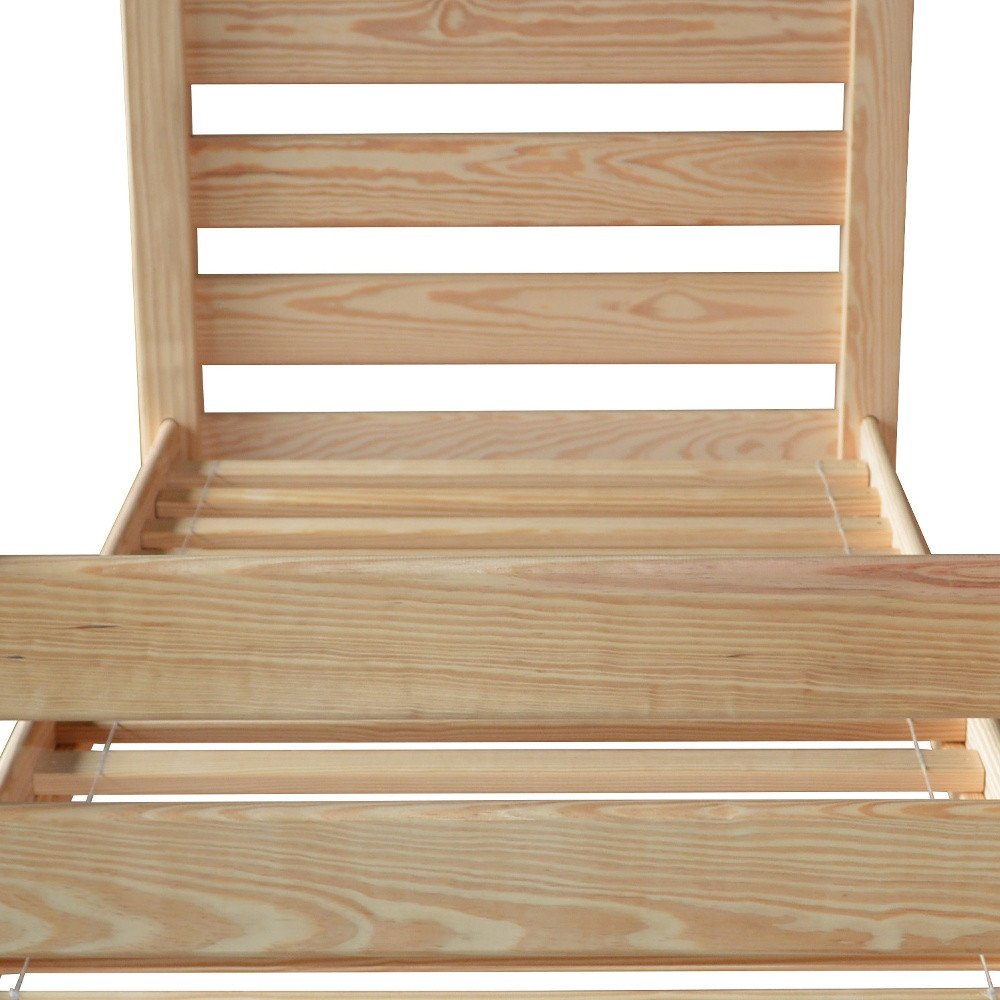 Natural Solid Wood Twin Bed Frame HomeRoots