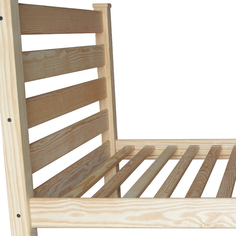 Natural Solid Wood Full Bed Frame HomeRoots