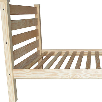 Natural Solid Wood Full Bed Frame HomeRoots