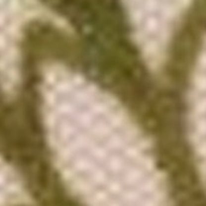 6' Ivory And Green Floral Indoor Outdoor Runner Rug HomeRoots