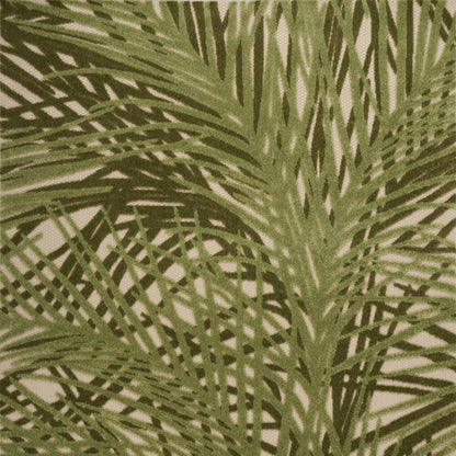 5' X 8' Ivory And Green Palm Leaf Indoor Outdoor Area Rug HomeRoots