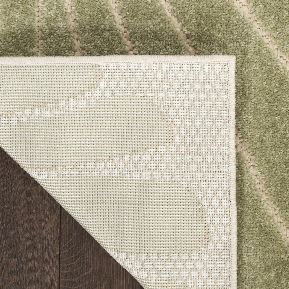 9' X 12' Green Yellow Blue Ivory And Dark Green Starfish Indoor Outdoor Area Rug HomeRoots