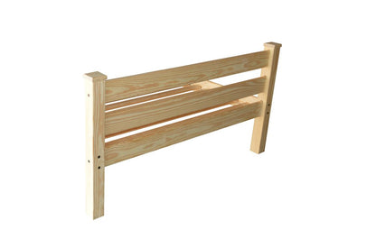 Natural Solid Wood Queen Bed Frame HomeRoots