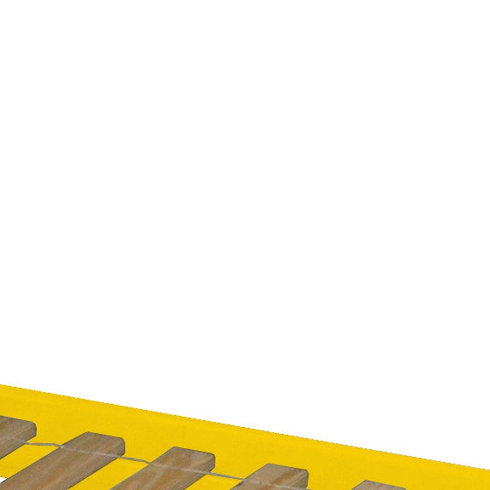 Yellow Twin Solid Wood Bunk Bed HomeRoots
