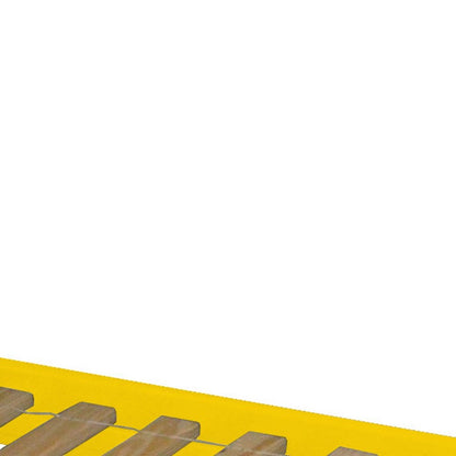 Yellow Twin Solid Wood Bunk Bed HomeRoots