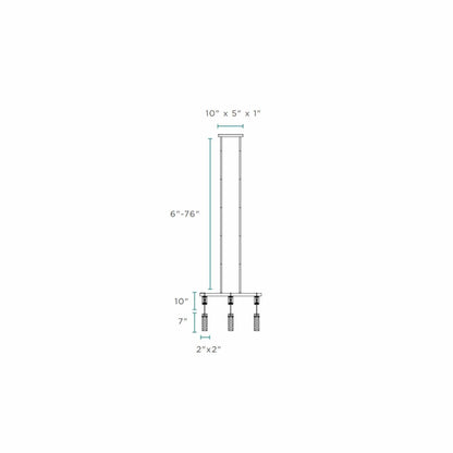 Silver And Clear Three Light Metal Dimmable Smart Enabled Chandelier With Clear Shades HomeRoots