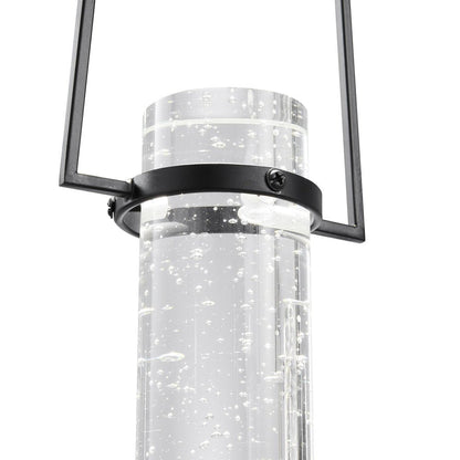 Black And Clear Three Light Metal Dimmable Smart Enabled Chandelier With Clear Shades HomeRoots