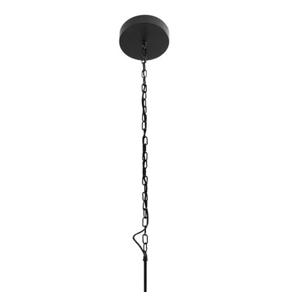 Black And Clear Candle Style Eight Light Metal Dimmable Smart Enabled Chandelier With Clear Shades HomeRoots