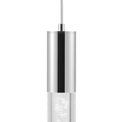Black And Clear Three Light Transparent Metal Dimmable Smart Enabled Chandelier With Clear Shades HomeRoots