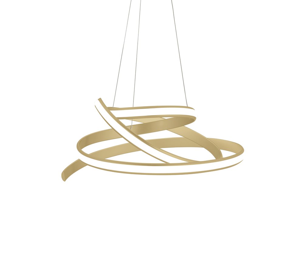 Gold Metal LED Dimmable Smart Enabled Chandelier HomeRoots