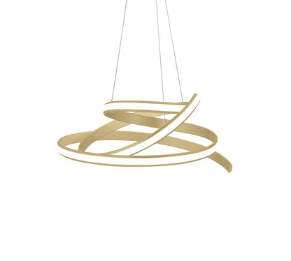 Gold Metal LED Dimmable Smart Enabled Chandelier HomeRoots