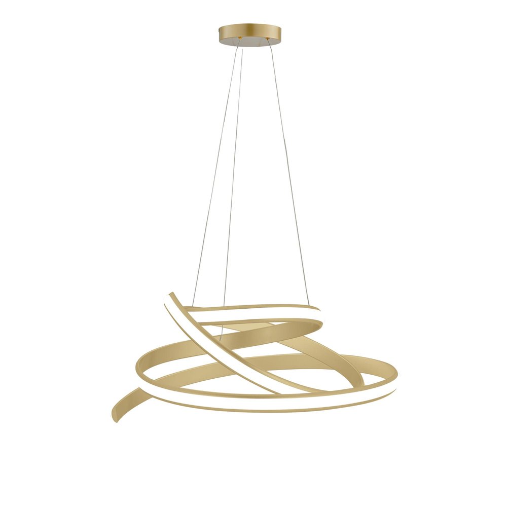 Gold Metal LED Dimmable Smart Enabled Chandelier HomeRoots