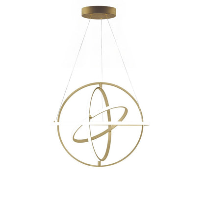 Gold Metal LED Dimmable Smart Enabled Chandelier HomeRoots