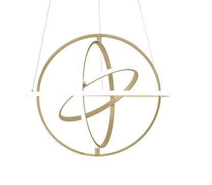 Gold Metal LED Dimmable Smart Enabled Chandelier HomeRoots