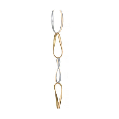 Gold And Silver Metal LED Dimmable Smart Enabled Chandelier HomeRoots