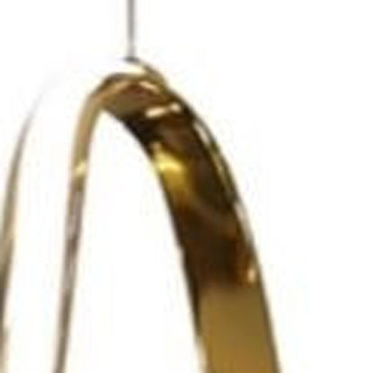 Gold And Silver Metal LED Dimmable Smart Enabled Chandelier HomeRoots