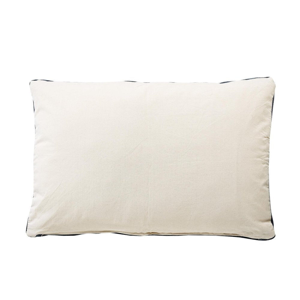 24" X 36" Stonewashed Blue Medallion Pillow Style Pet Bed With Removable Cover HomeRoots