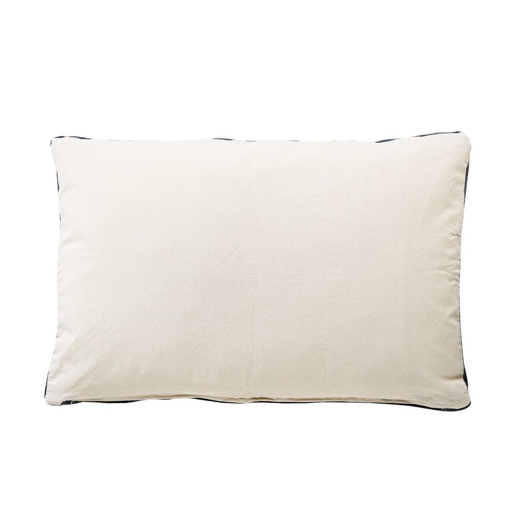 24" X 36" Stonewashed Blue Medallion Pillow Style Pet Bed With Removable Cover HomeRoots