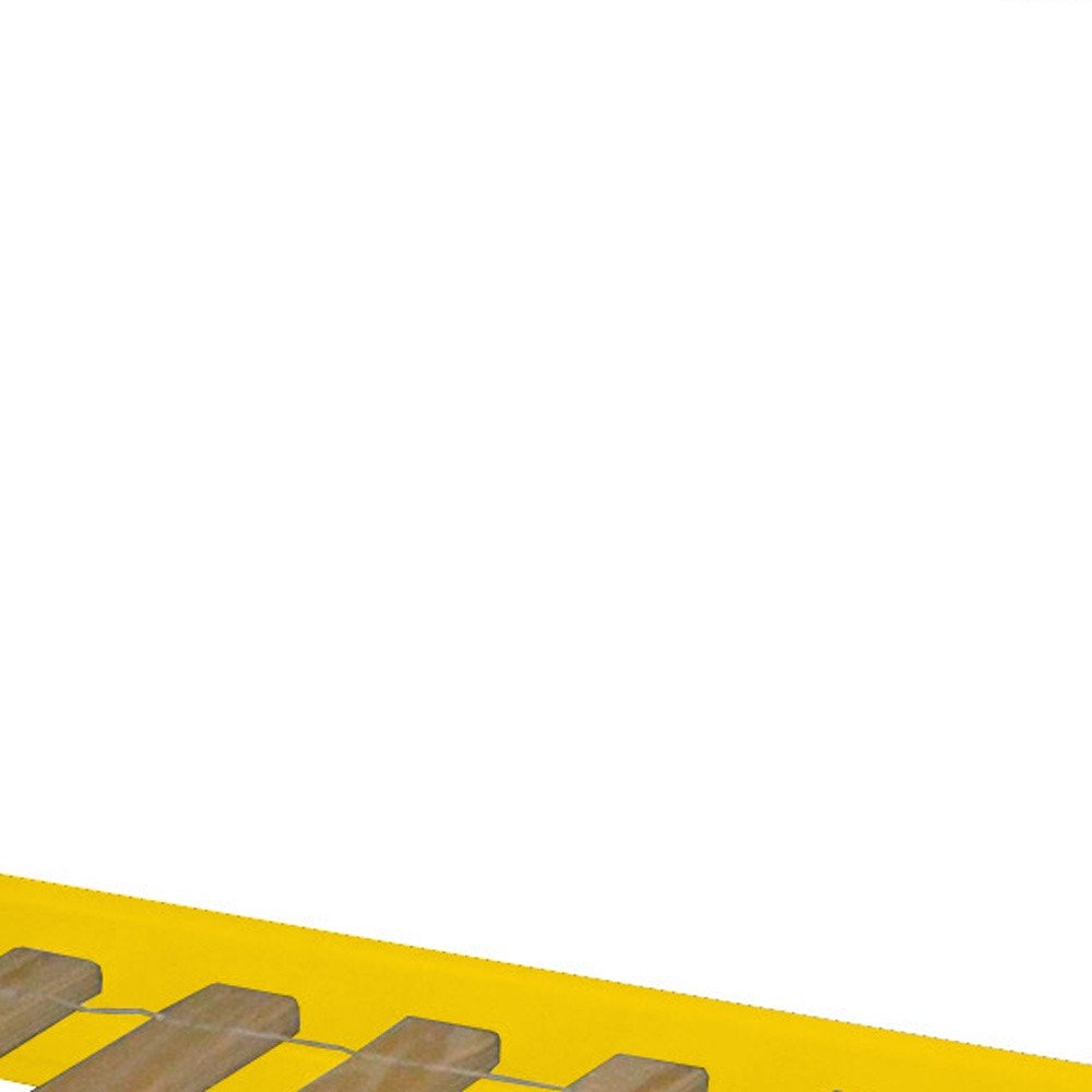 Yellow Queen Solid Wood Bunk Bed HomeRoots